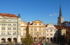 Appartement Prag Kleineseite Blick auf die Straße