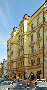 Appartement fűr die Gruppe in Prag Blick auf die Straße